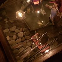 table decor at Kismet at Kismet Restaurant & Lounge in Ubud