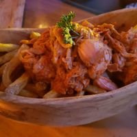 Jackfruit poutine at Kismet Restaurant & Lounge in Ubud