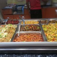 a selection of food on the menu at Harvesters Vegetarian in Mandaluyong