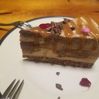 caramel cheesecake at Canteen by Plants in Taipei