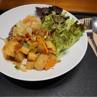 Sweet potato kimchi special dish at Canteen by Plants in Taipei