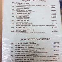 Indian breads at Jasmine in Don Det