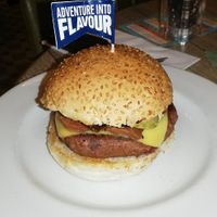 Cold overpriced burger. at Bread Meats Bread - Great Western in Glasgow