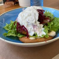 vegetarian falafel  at Jalos in Zaragoza