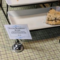 Vegan scones at Oneonta Farmers' Market in Oneonta