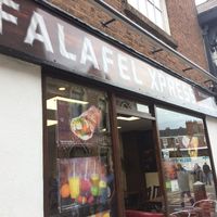 Outside Falafel Xpress. at Falafel Xpress in Chester