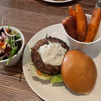 Nut burger  at Liberty Grill in Cork