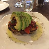 Starter tomato and avocado toast at Liberty Grill in Cork
