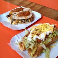 Tacos dorados e quesadillas de temporada at Taqueria La Sabrosa in Sao Paulo