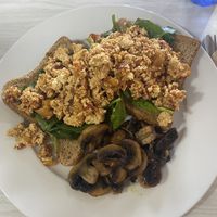 Vegan breakfast   at DS Coffee House and Internet Cafe in Huonville