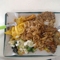 A plate with 4 side dishes under S$4 at Jia Jia Vegetarian 佳佳素食 - Whampoa Dr in Central Singapore