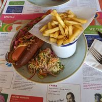 Vegan Moving Mountains Hot Dog at Tappeto Lounge in Kidderminster