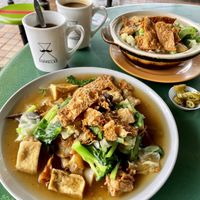 hor fun at Guan Yin Vegetarian 观音素食 in Central Singapore