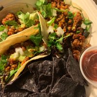 Oh Goodness this was soo good. Next time I might order without onions (personal preference) and extra salsa to add to the tacos.  at Juice Pharm in Duluth