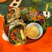 Cali wrap at Juice Pharm in Duluth
