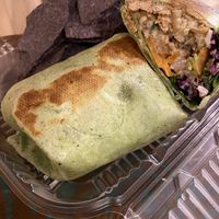 Soy curl burrito  at Juice Pharm in Duluth