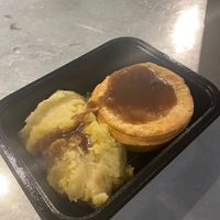 Mushroom Stroganoff pie with mash + gravy at Young Vegans - Online only in East London