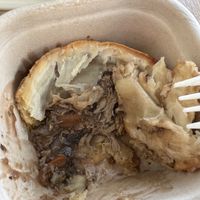 Stake and ale pie. Beyond delicious !  at Young Vegans - Online only in East London