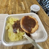 ‘Steak’ & Mushroom Pie with Gravy and Mash  at Young Vegans - Online only in East London