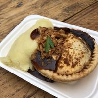 Seitan and Ale pie with Mashed potatoes at Young Vegans - Online only in East London