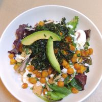 an example of first course from the lunch menu at Strata Bakery in Barcelona