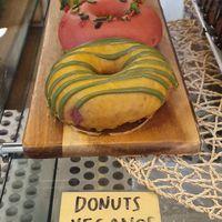 Vegan donuts at Strata Bakery in Barcelona