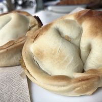 Vegan empanada  at Strata Bakery in Barcelona