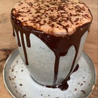 Hazelnut chocolate latte the best 😍 at Seva Table in Dubai