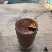 Mystic mushroom smoothie  at Seva Table in Dubai