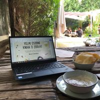 Me moment with delicious tzaziki!!  at Seva Table in Dubai