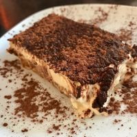 vegan tiramisu at Cafe Habibi in Darmstadt