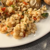 Cooked grain at Tonic in Geneva