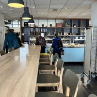 Interior seating at Tonic in Geneva