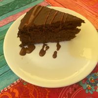 Tarta de chocolate   at Telos Comida Casera Natural Vegetariana y Vegana in San Lorenzo De El Escorial