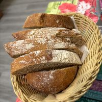 Pan recién hecho  at Telos Comida Casera Natural Vegetariana y Vegana in San Lorenzo De El Escorial