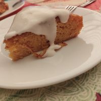 Tarta de zanahoria vegana at Telos Comida Casera Natural Vegetariana y Vegana in San Lorenzo De El Escorial