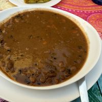 Bean stew  at Telos Comida Casera Natural Vegetariana y Vegana in San Lorenzo De El Escorial