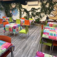 Garden  at Telos Comida Casera Natural Vegetariana y Vegana in San Lorenzo De El Escorial