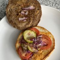 farmacy burger  at Farmacy Vegan Kitchen & Bakery in Tampa