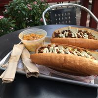Loaded Vegan Philly with Mac & Cheese   at Farmacy Vegan Kitchen & Bakery in Tampa