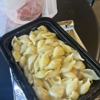 pasta with white sauce   at Farmacy Vegan Kitchen & Bakery in Tampa