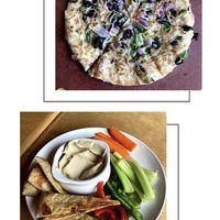 build your own vegan pizza and the hummus plate 🌱  #Veganuary at Portland Pie Co. in Portland