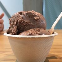 Orange chocolate chip at Mr. Dewie's Cashew Creamery in Emeryville