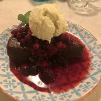 Chocolate surprise- very filling!  at Rotas da Ilha Verde in Sao Miguel