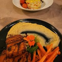 Tofu fillets with carrots at Rotas da Ilha Verde in Sao Miguel