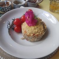 Mushroom and vegetables gratin at Rotas da Ilha Verde in Sao Miguel