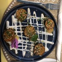 King oyster mushroom “scallops"  at Rotas da Ilha Verde in Sao Miguel