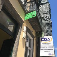 outside sign at Rotas da Ilha Verde in Sao Miguel