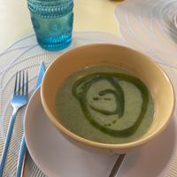 Zucchini soup  at Rotas da Ilha Verde in Sao Miguel