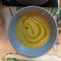 zucchini soup at Rotas da Ilha Verde in Sao Miguel